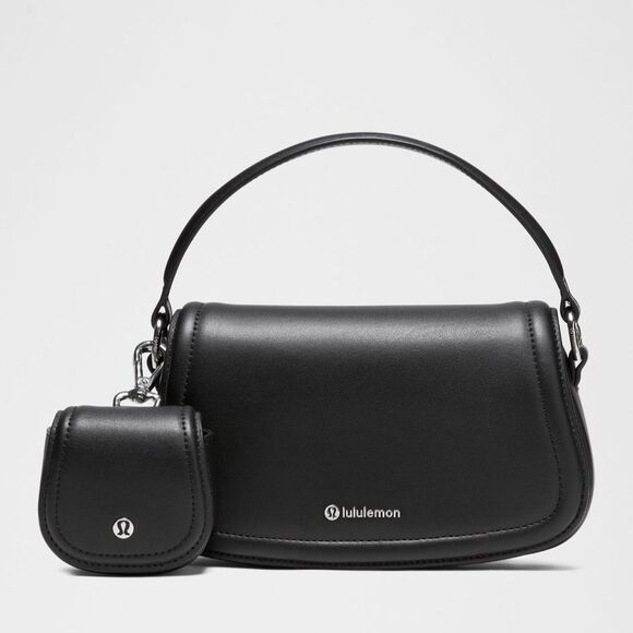 lululemon athletica Cactus Leather Alternative Mini Bag 1.2L in Black. NWT! - Picture 1 of 16